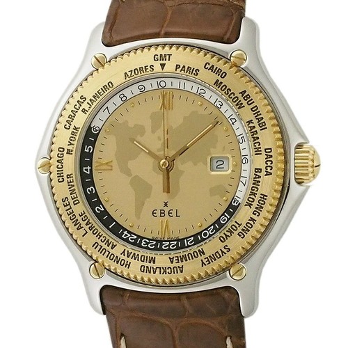Ebel globe worldtimer 34614210 - ebel,